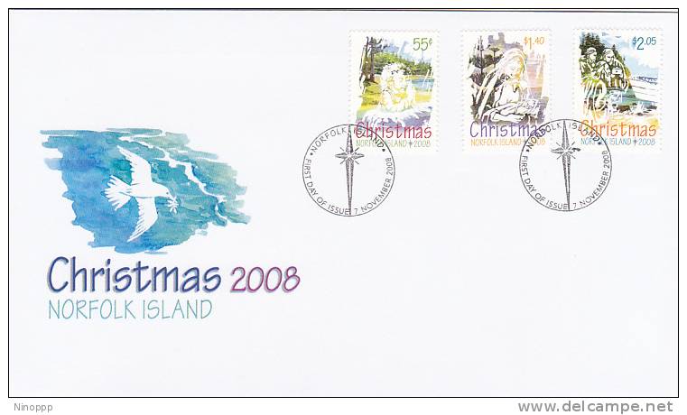Norfolk Island-2009 Christmas FDC - Norfolk Island