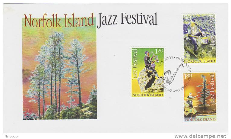 Norfolk Island-2005 Jazz Festival FDC - Norfolk Island