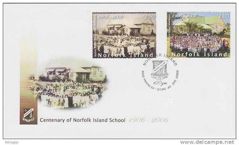 Norfolk Island-2006 School Centenary FDC - Norfolk Island