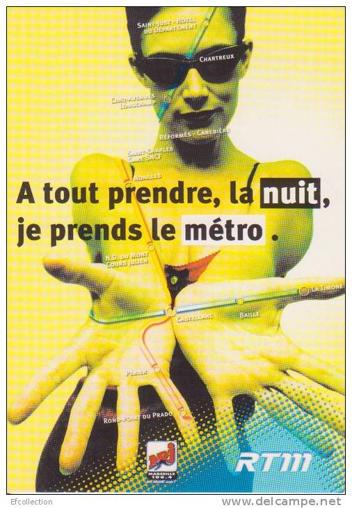 A Tout Prendre La Nuit Je Prends Le Métro,RTM,transports,chem Ins De Fer - Subway