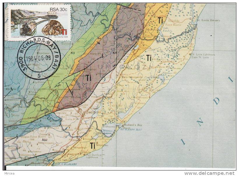 4638 - Afrique Du Sud 1984 - Carte Maximum - FDC