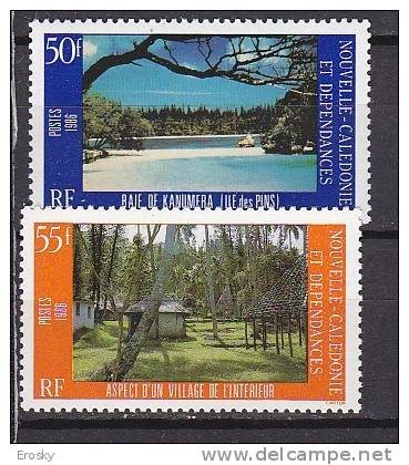 M4650 - COLONIES FRANCAISES NOUVELLE CALEDONIE Yv N°514/15 ** Paysages Régionaux - Ongebruikt