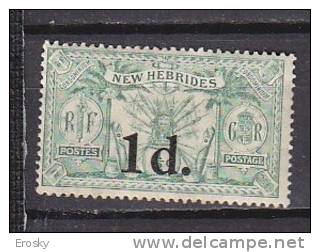P3867 - BRITISH COLONIES NEW HEBRIDIES Yv N°77 * - Unused Stamps
