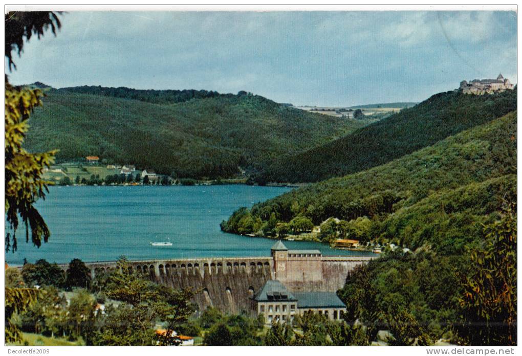 B36085 Der Edersee Mit Sperrmauer Und Schloss Watdeck  Used Perfect   Shape - Edersee (Waldeck)