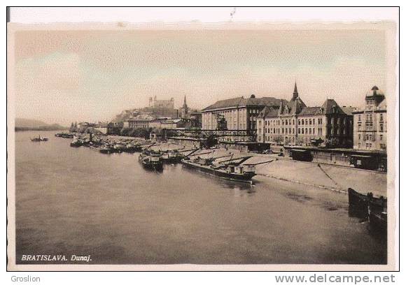 BRATISLAVA DUNAJ (CARTE PHOTO) 1934 - Slovaquie