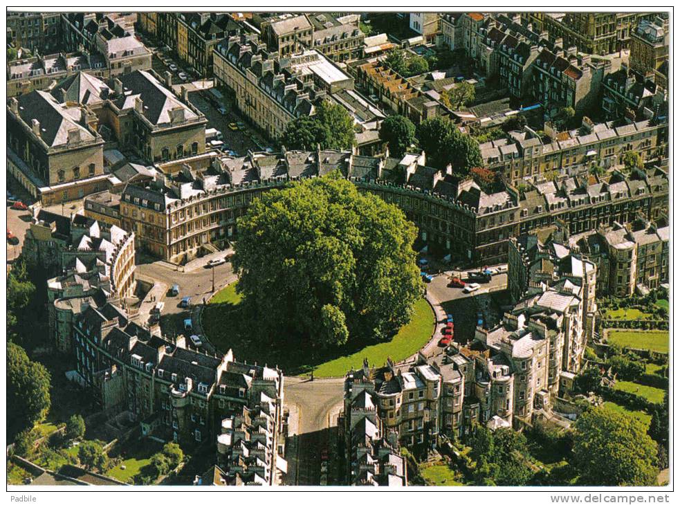 Carte Postale  Bath  Vue Aérienne Du Cirque Trés Beau Plan - Bath