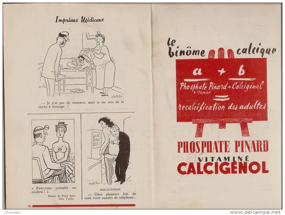 1952 DIVERTISSEMENT " Ad Usum Medicum " - Humour