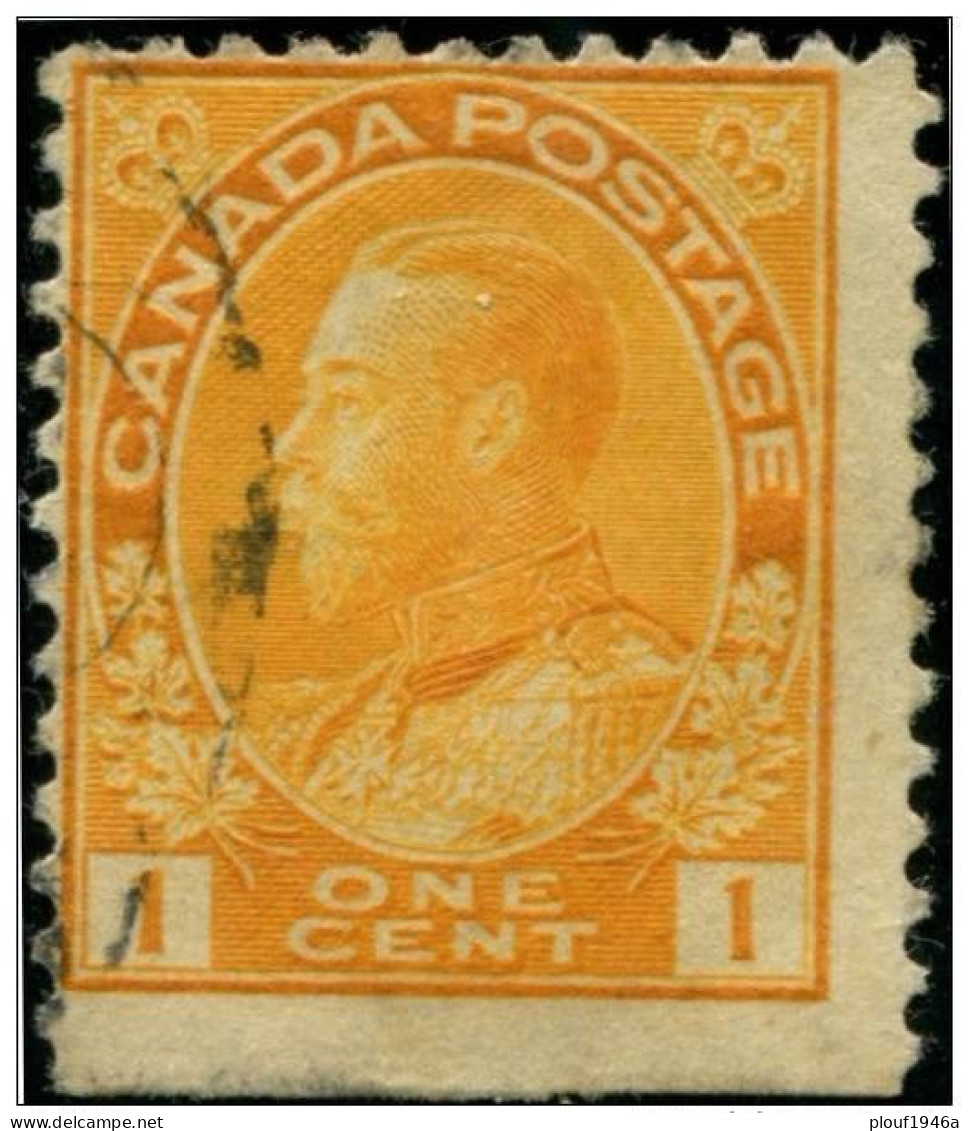 Pays :  84,1 (Canada : Dominion)  Yvert Et Tellier N° :   108-3 (o) Du Carnet - Single Stamps