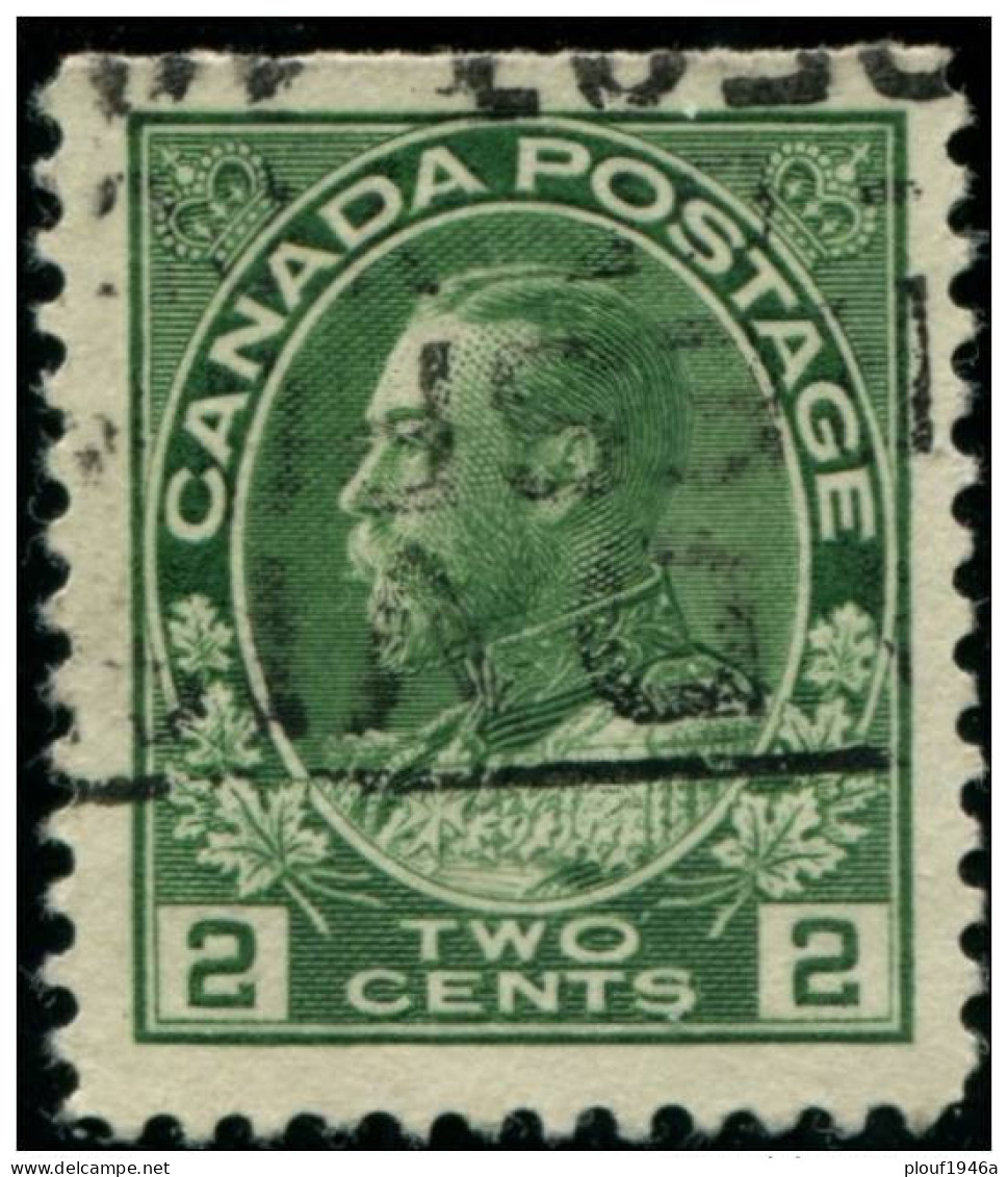 Pays :  84,1 (Canada : Dominion)  Yvert Et Tellier N° :   109-1 (o) Du Carnet - Single Stamps