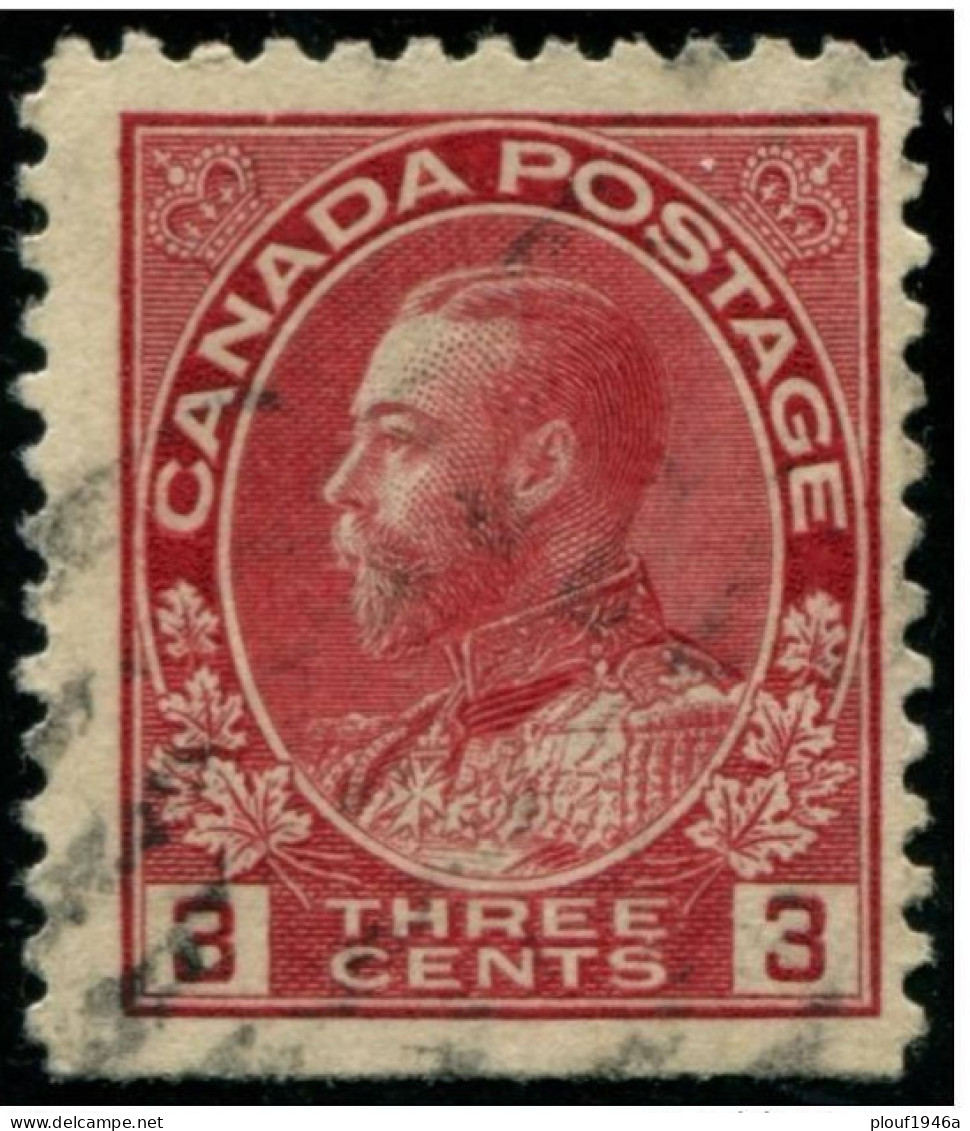 Pays :  84,1 (Canada : Dominion)  Yvert Et Tellier N° :   111-3 (o) Du Carnet - Timbres Seuls