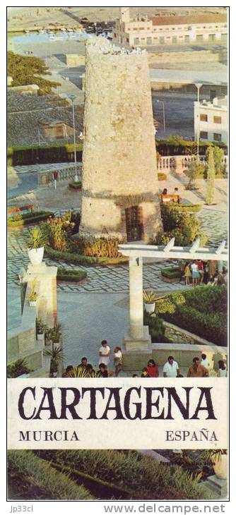 Ancien Dépliant Touristique Sur Cartagena, Murcia (vers 1970) - Autres & Non Classés