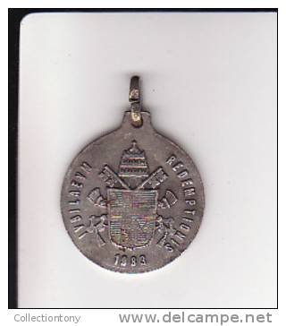Medaglia Papale - Papa Giovanni Paolo II - IVBILAEVM REDEMPTIONIS - 1983 Diam. 22 Peso 4.7 (6) - Sonstige & Ohne Zuordnung