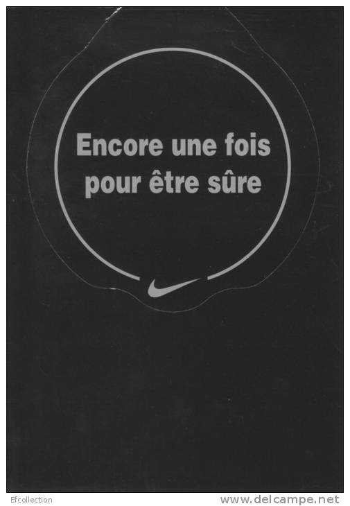 NIKE ENCORE UNE FOIS POUR ETRE SURE CARTE DOUBLE A SYSTEME MIROIR CHAUSSURE BASKET SPORT CART COM - A Systèmes