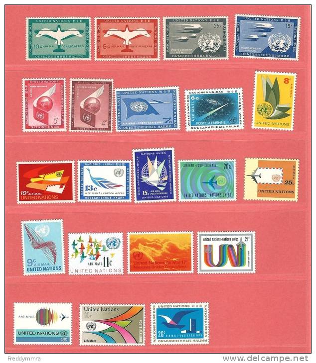 Nations Unies ( New York)  PA 1 / 21  Xx - Airmail