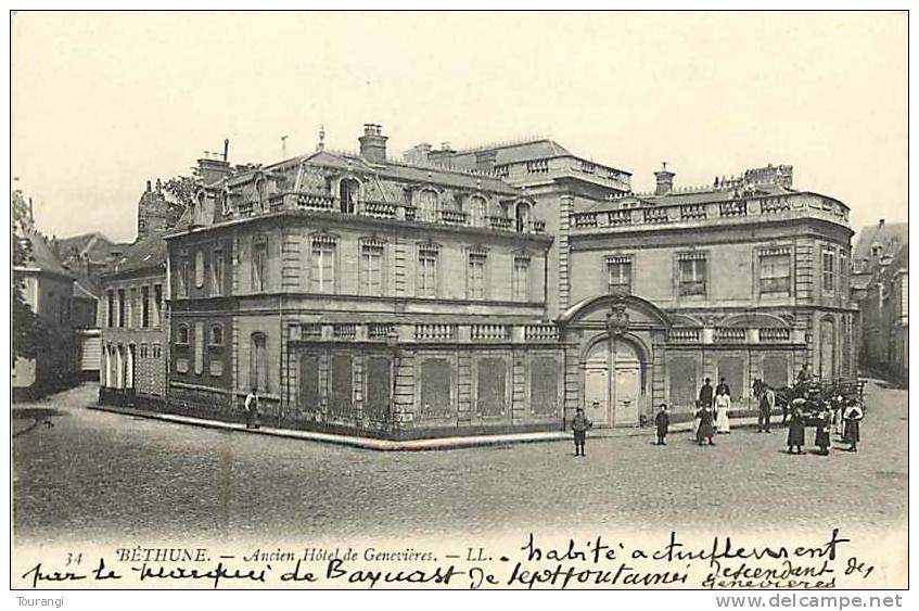 Pas-de-Calais : R 62 118 : Béthune  -  Hôtel - Bethune