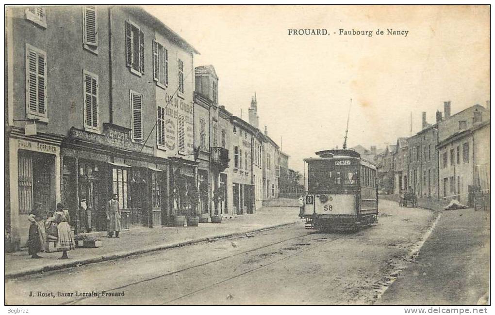 FROUARD     FAUBOURG DE NANCY   TRAMWAY - Frouard