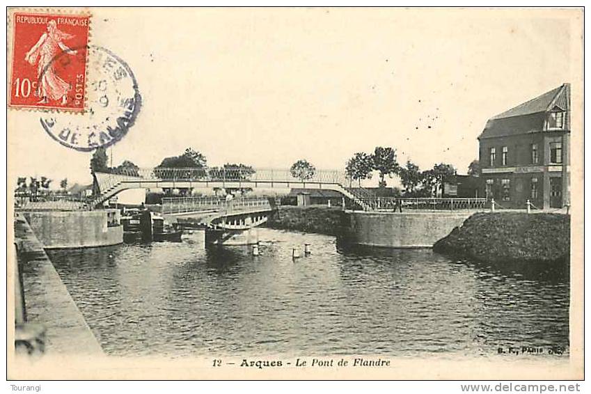 Pas-de-Calais : R 62 133 : Arques  -  Pont - Arques