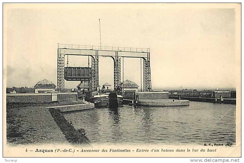 Pas-de-Calais : R 62 151 : Arques  -  Ascenseur Des Fontinettes - Arques