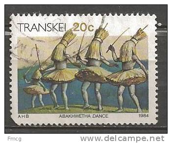 1984 20c Dancers Used - Transkei