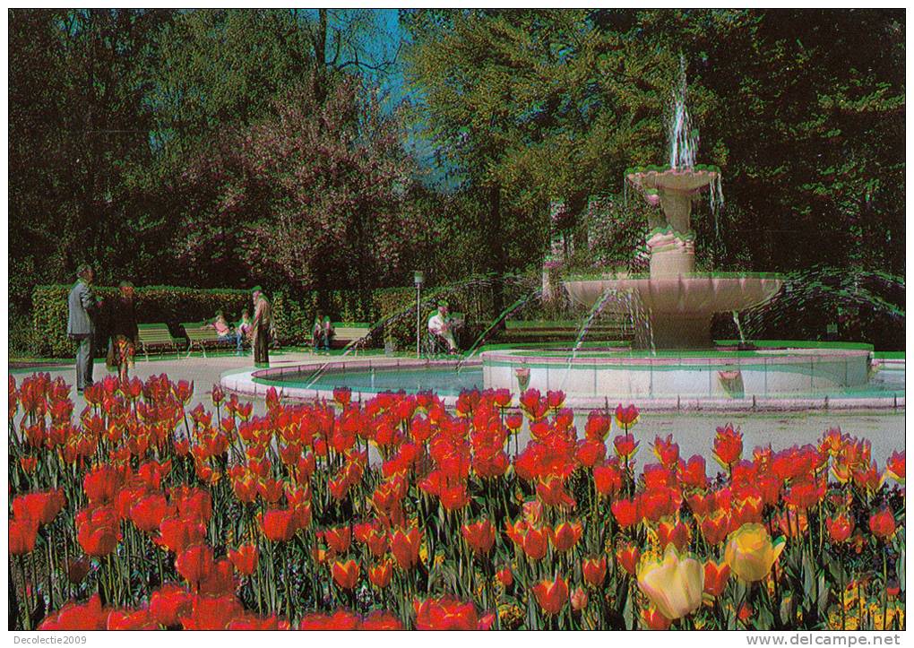 B35790 Bad Reichenhall Solebrunnen Im Kurgarten Not Used Perfect   Shape - Bad Reichenhall