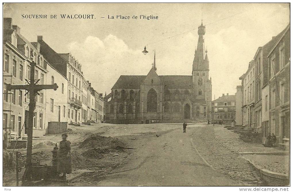 Walcourt -La Place De L'Eglise - Walcourt