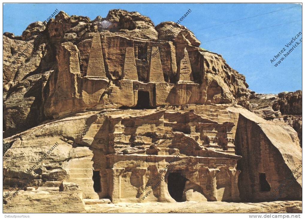 PETRA Jordan Jordanie : Obilisks Tomb - Jordanië