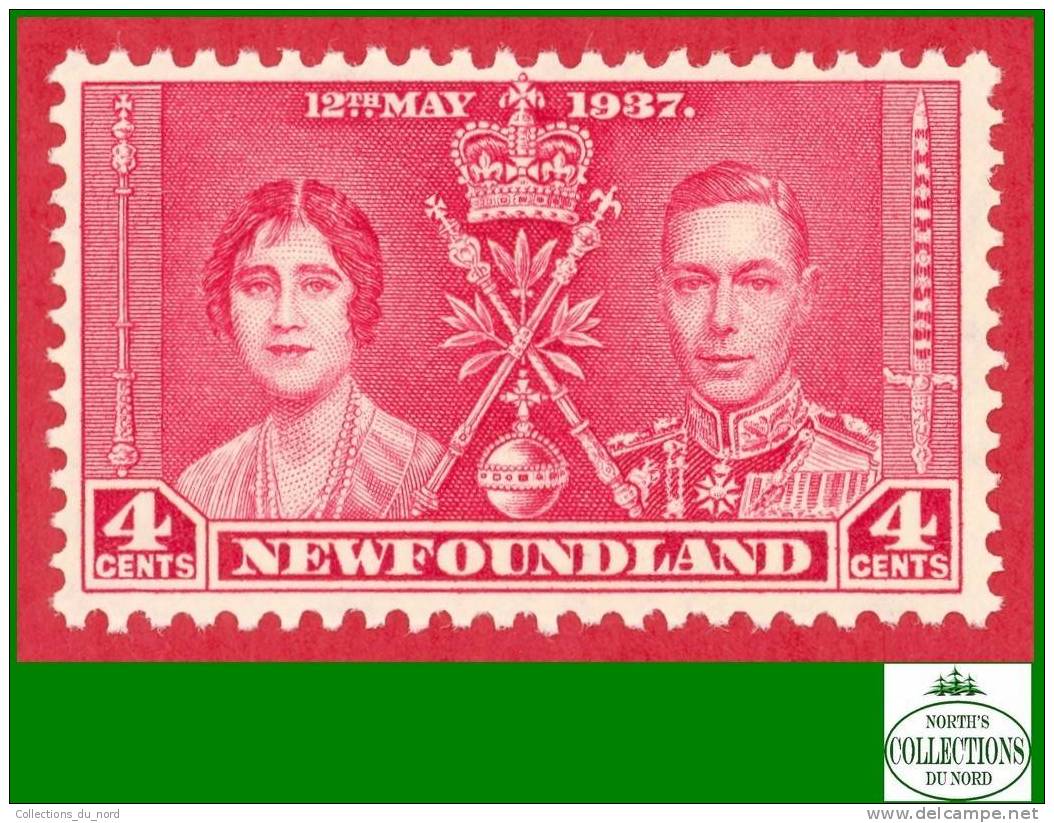 Canada Newfoundland # 231 Scott - Unitrade - Mint - 4 Cents - Coronation - Dated: 1937 / Couronnement - Neuf - 1908-1947