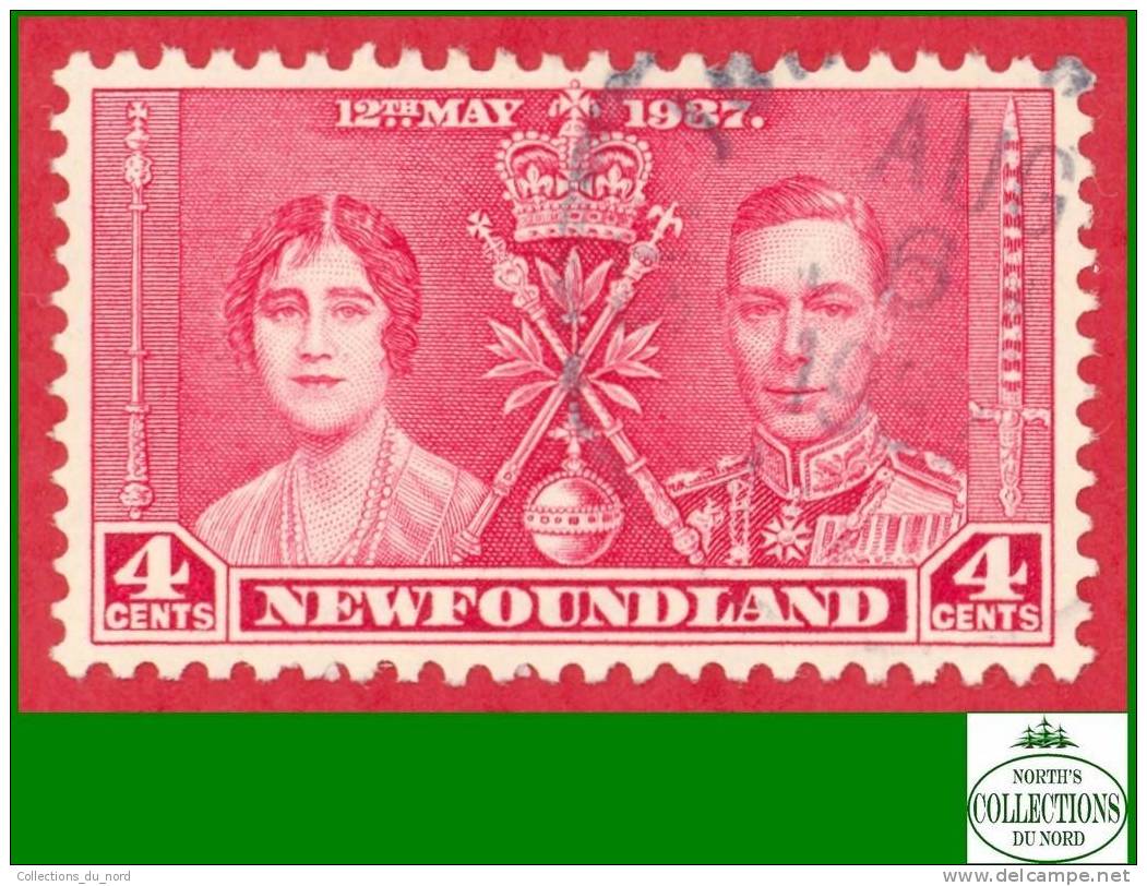 Canada Newfoundland # 231 Scott - Unitrade - O - 4 Cents - Coronation - Dated: 1937/ Couronnement - 1908-1947