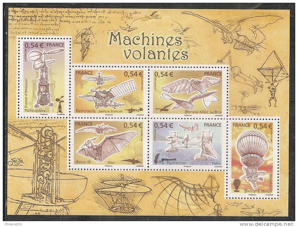 France 2006 "Les Machines Volantes" Neuf Qualité Luxe - Mint/Hinged