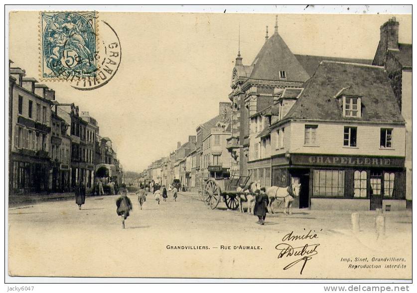 GRANDVILLIERS - Rue D'Aumale - Grandvilliers