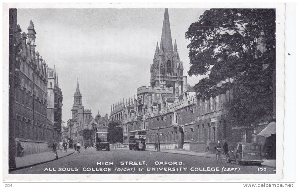 Cpsm Royaume Uni  Angleterre Oxfordshire Oxford  Hich Street Oxford   (PG) - Oxford