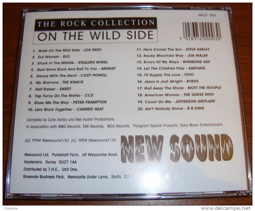 Cd The Rock Collection On The Wild Side Lou Reed Elo Stealers Wheel Argent Cozy Powwell The Knack B B King The Byrds - Rock