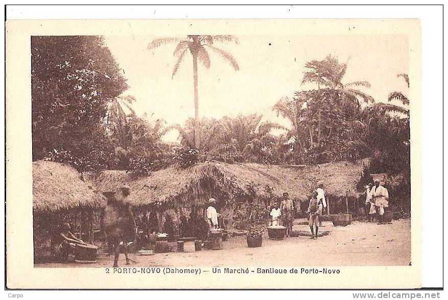 BENIN - DAHOMEY - PORTO-NOVO. - Un Marché - Banlieu De Porto-Novo. - Benin