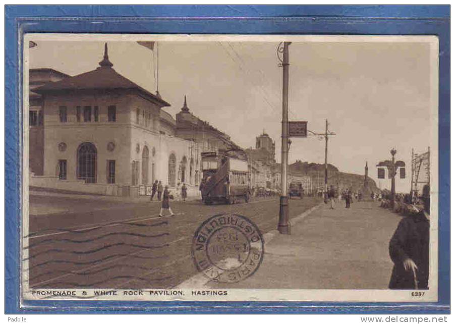 Carte Postale  Hastings  Promenade & White Rock Pavilion Trés Beau Plan - Hastings