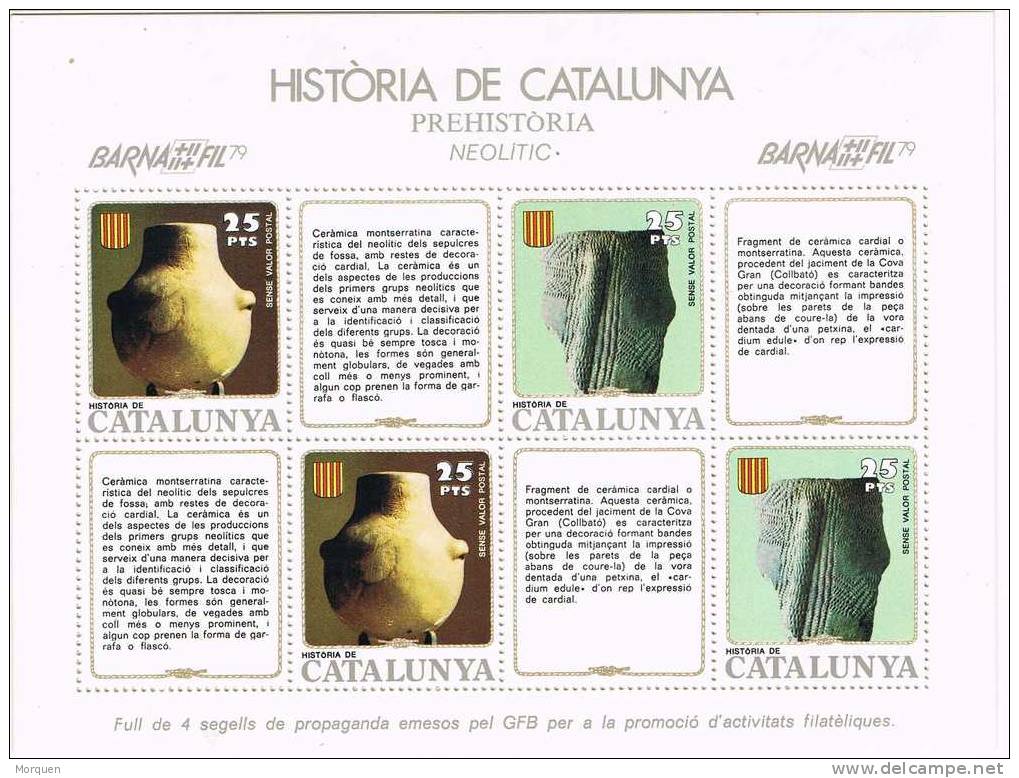 Lupa 1119. Hojita  Barnafil 1979 De Barcelona. Historia De Catalunya - Plaatfouten & Curiosa
