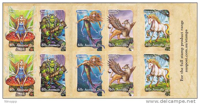 Australia-2011 Mythicall Creatures Booklet  MNH - Booklets