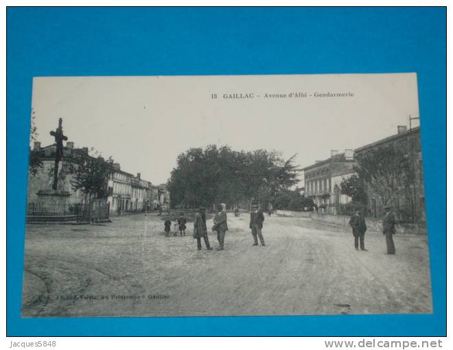 81) Gaillac - N° 13  - Avenue D'albi - Gendarmerie   - Année   - EDIT - Valats - Gaillac