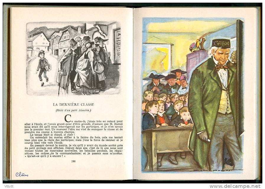 CONTES CHOISIS, Alphonse Daudet, Hachette, Juniors (1954), Illustrations De Pierre Probst - Hachette