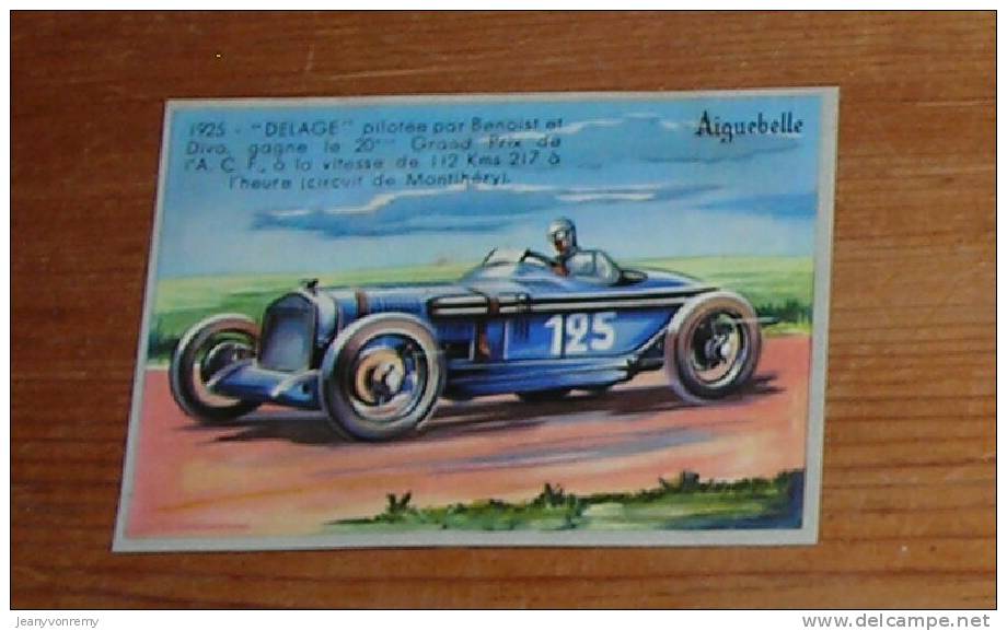 Chromo Chocolat  Aiguebelle N° 144 - Delage 1925. - Aiguebelle