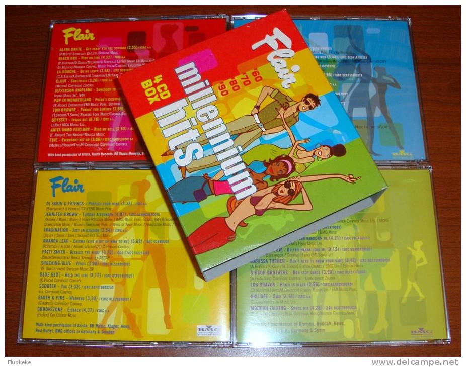 Cd Coffret Milleniun Hits Complet 4 Cd Box - Disco, Pop