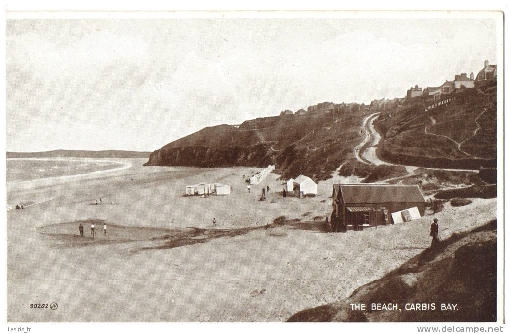 CPA - PHOTO - THE BEACH - CARBIS BAY - 90202 - JV - VALENTINE´S - St.Ives