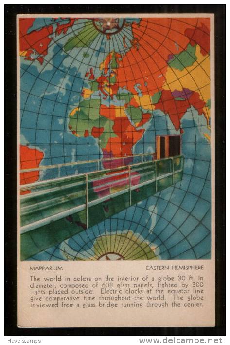 Mapparium - Boston , Old Postcard - Boston