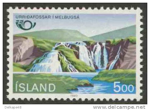 Iceland Island 1983 Mi 597 YT 550 ** Urridafossar Falls / Urrithafossar, Melbugsá  - Tourismus Skandinavien - Other & Unclassified