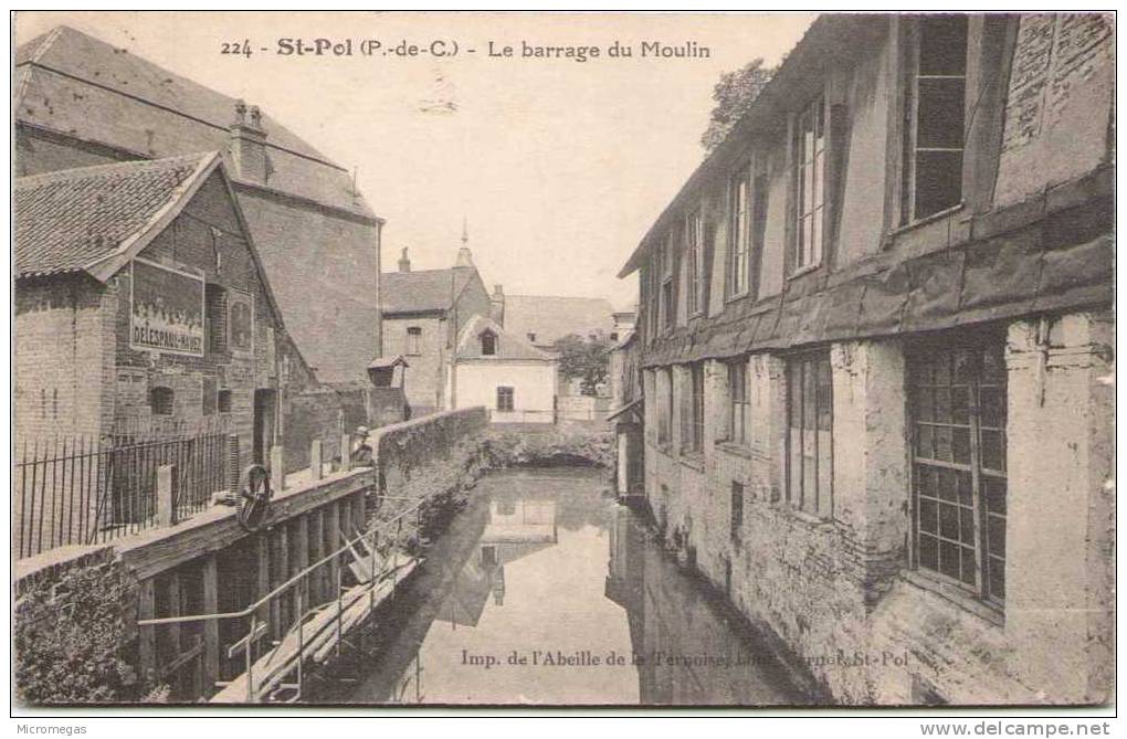 SAINT-POL - Le Barrage Du Moulin - Saint Pol Sur Mer