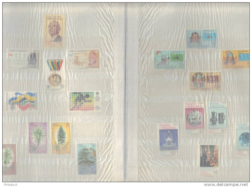 TURQUIE Années 1984 & 1985 ** Dans Son Classeur Des Postes Turques D´origine - Unused Stamps