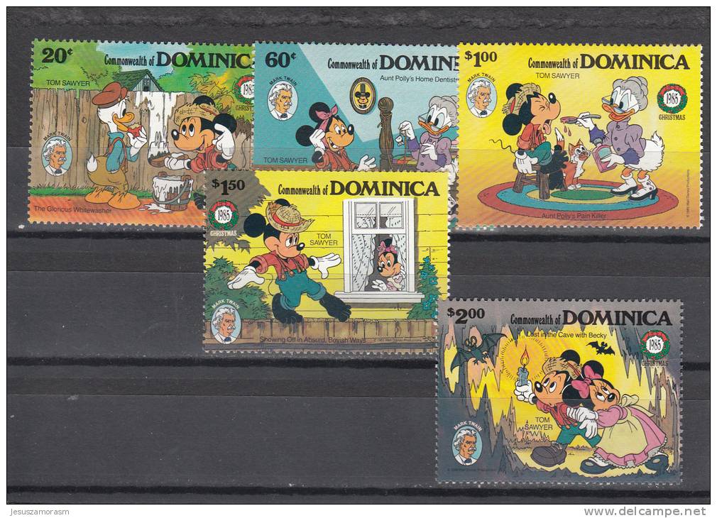 Dominica Nº 873 Al 877 - Dominique (1978-...)