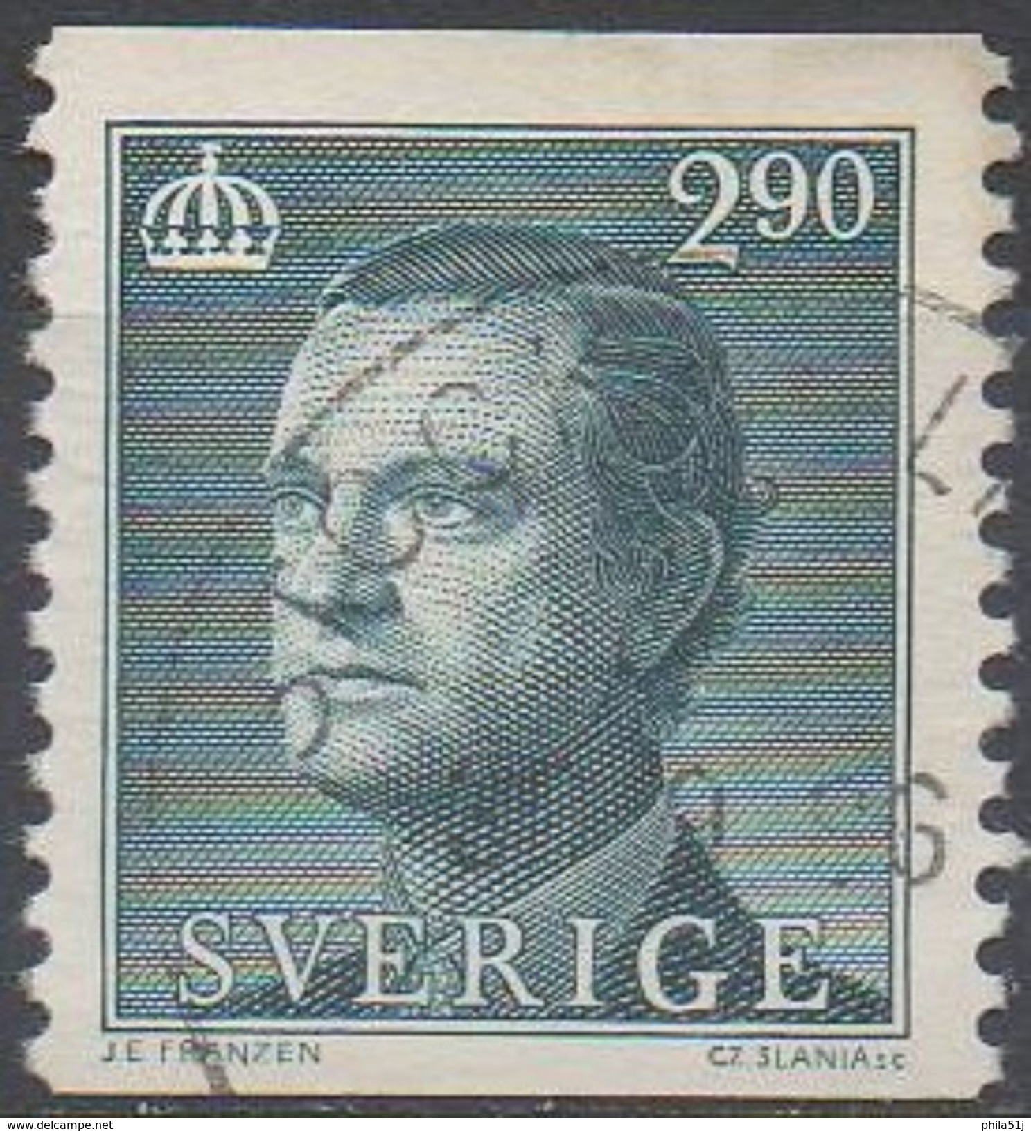 SUEDE   N°1352__OBL VOIR SCAN - Used Stamps