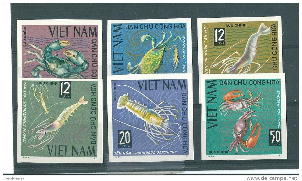 Vietnam: 442/ 447 **  ND  ( Crustacés) - Crostacei