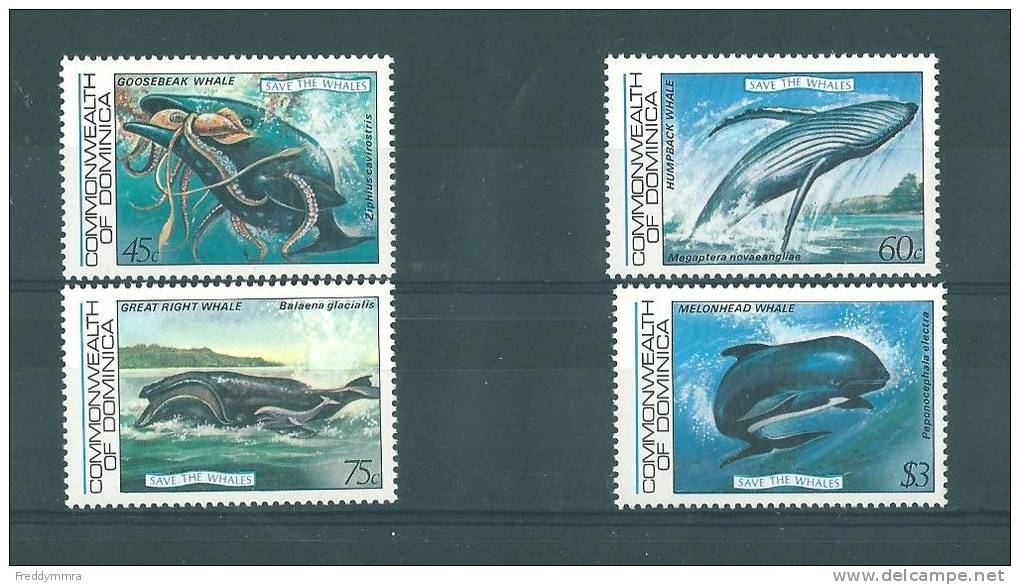 Dominica: 759/ 762 **  Baleines - Wale