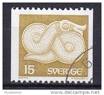 Sweden 1976 Mi. 954 X     15 Ö Kunsthandwerk Bronzespange (6.Jh.) - Oblitérés